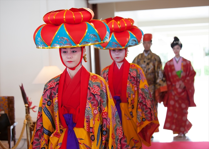 2025年度琉球王朝結婚式 玉座婚プラン｜万国津梁館｜Bankoku